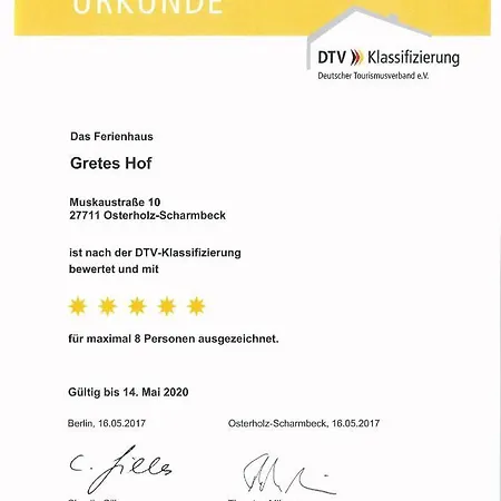 Holiday home Gretes Hof